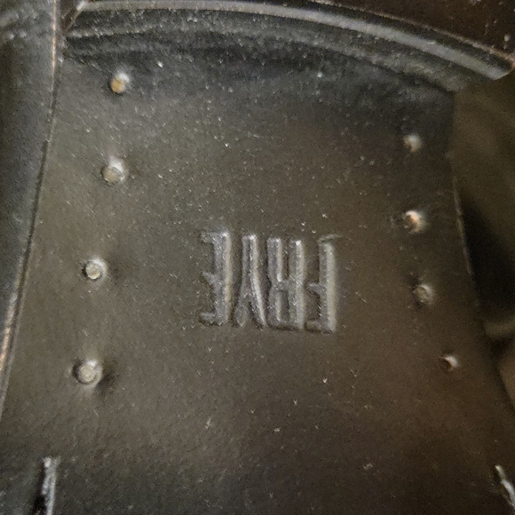 Frye Melissa Button Round Toe Leather Boots #126 - Picture 10 of 13